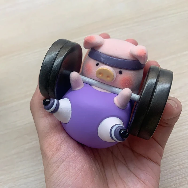 LUlu The Piggy The Fitness Club Series Cute Lulu Pig Figures