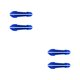 thumbnail image 4 of sweethay Pegatinas para espejo retrovisor de coche, 2 piezas, cinta de advertencia, calcomanía autoadhesiva Type2 NO2 sweethay CBP267347, 4 of 5