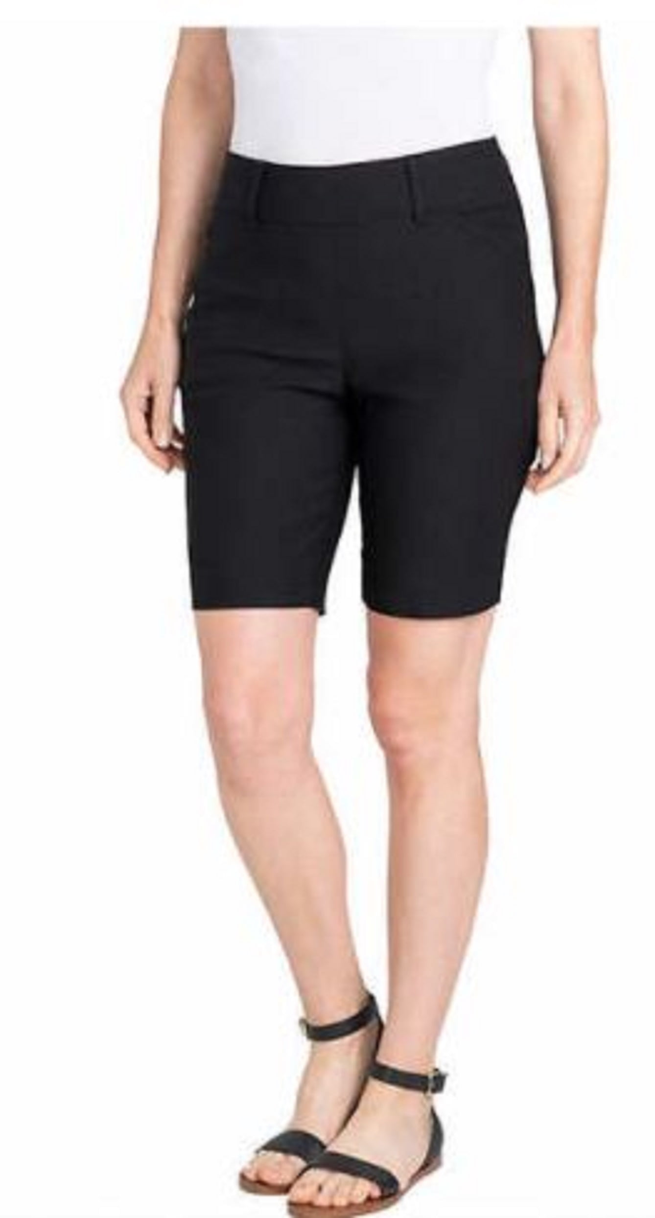 Hilary Radley Ladies' Bermuda Short (Black, Medium)