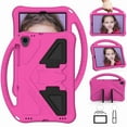 thumbnail image 6 of Dteck Kids Friendly Cover for Lenovo Tab M10 HD 2nd Gen TB-X306X / Smart Tab M10 HD 2nd Gen TB-X306F,Anti-Drop Shock Proof Light Weight Convertible Handle Stand Cover (Rose), 6 of 7