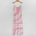 thumbnail image 5 of Pink Abstract Wavy Pattern Design Sleeveless Dress Dresses Women Summer Women's Summer Clothing, 5 of 9