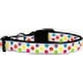 thumbnail image 2 of Mirage Pet Products 125-109 MD White Multi-Dot Dog Collar Medium, 2 of 2