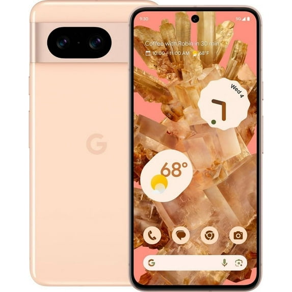 Restored Google Pixel 8 5G, 256GB, Rose - AT&T Locked (Refurbished)