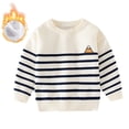 thumbnail image 2 of Esaierr Kids Boys Pullover Sweater Shirt for Toddler Baby Long Sweater Sleeve Padded Winter Top for 1-7Y, 2 of 5