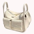 thumbnail image 1 of Bolsos de hombro para mujer, bolso vaquero para mujer, moda para vacaciones de fin de semana (blanco), 1 of 5