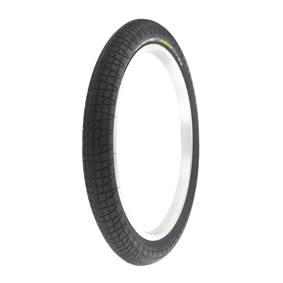 PRO Bike Bicycle BMX Performance Tire 20” x 2.30" Black/Black Sidewall Tire Mimosa Slick Tread