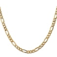 thumbnail image 2 of 14K Yellow Gold Figaro Chain Necklace 18 inch 5.75 mm Semi-Solid with Lobster Clasp, 2 of 4