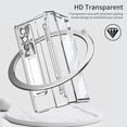 thumbnail image 3 of For Samsung Galaxy Z Fold 4 5G Phone Case，Shockproof Plating Clear Case,PC Stand Case Cover With Kickstand, 3 of 5