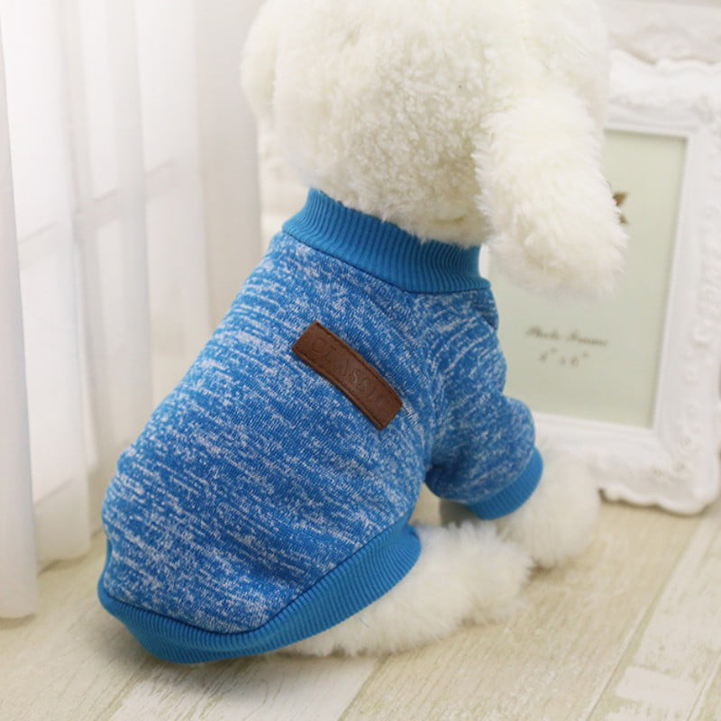 Pet Dog Cute Warm Sweater Pet Cat Clothes Coat Jacket Jumper For Winter