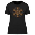 thumbnail image 1 of Metatrons Cube Gold Color T-Shirt Women -Image by Shutterstock, Female XX-Large, 1 of 2