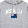 thumbnail image 3 of Instant Message - Australia Flag - Men's Pullover Hooded Fleece Sweatshirt, 3 of 6