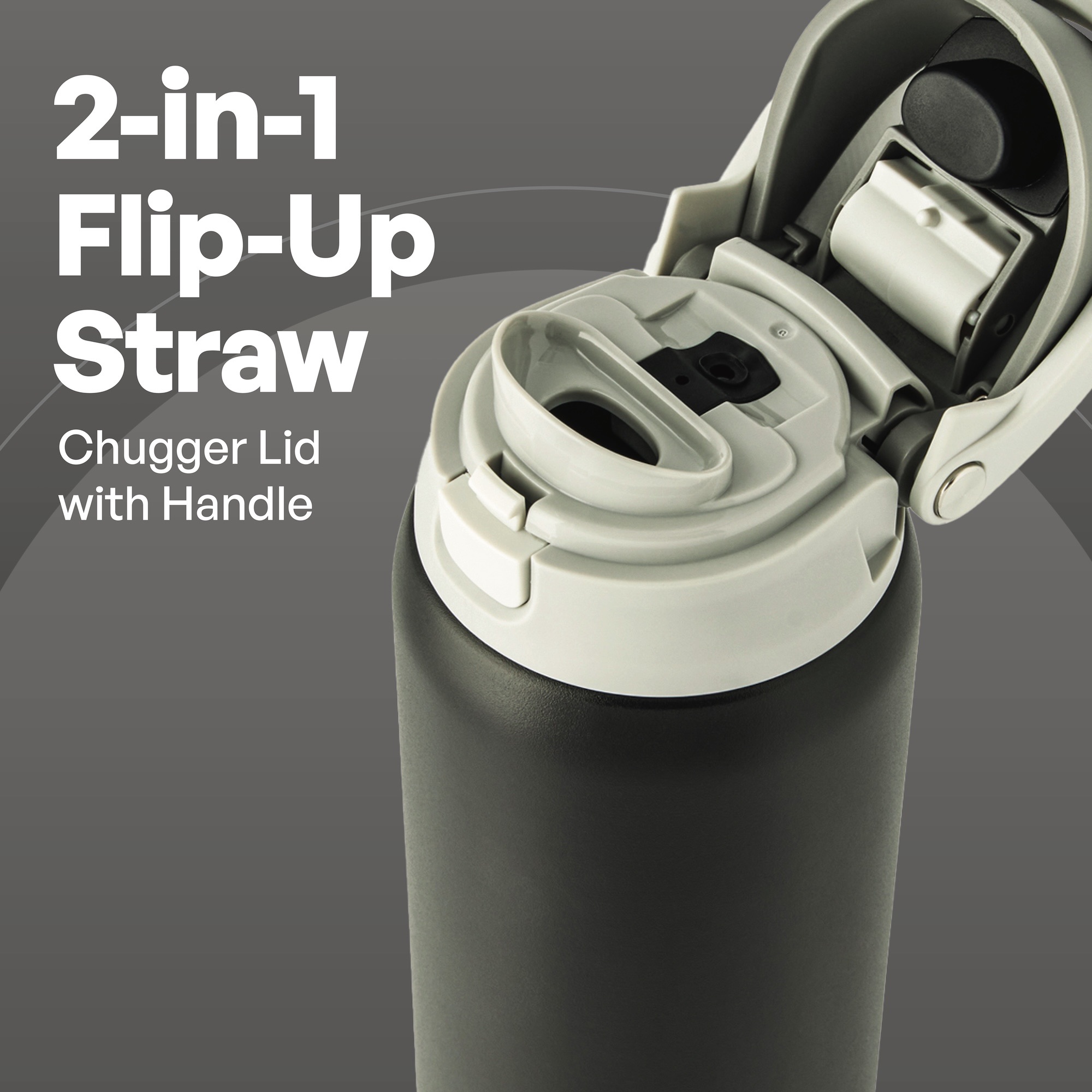 TAL 32oz Stainless Steel Water Bottle with Straw and Chug Lid photo 2