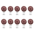 thumbnail image 6 of Willstar 80PCS 5 Inch 8 Holes Sanding Discs 40 60 80 100 120 150 180 240 320 400 Grit Sandpaper Sander Round Sand Paper for Wood, 6 of 10