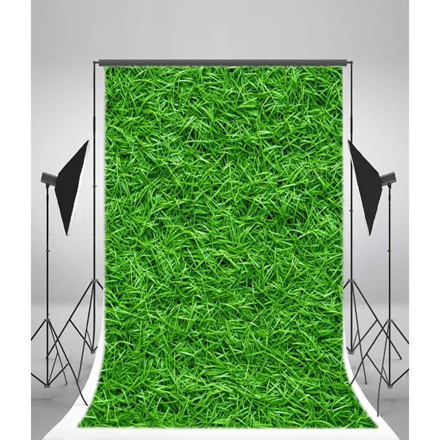 Telón de fondo Fotografía 150x220cm ABPHQTO Campo de hierba verde Primavera Animación Paisaje artístico para Niños