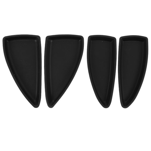 ELAYARD 4pcs Car Door Bezel Covers Replacement for Front and Rear Doors, Plastic Interior Accessories for Travel & Business Use