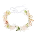 thumbnail image 1 of Artificial Floral Crown Elegant Girl Floral Wreath Crown Photo Wreath Prop, 1 of 9