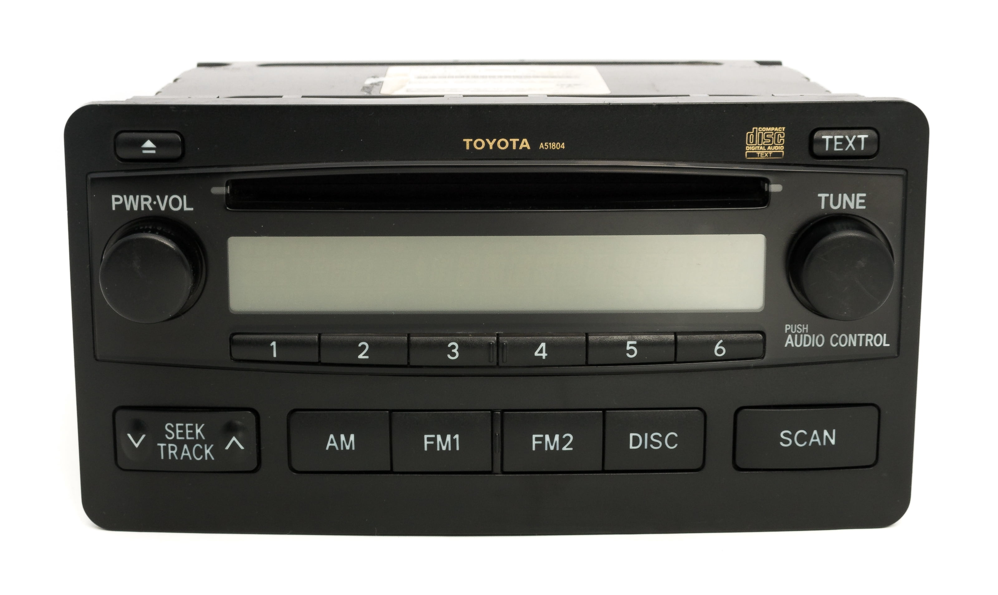 Restored Toyota 2003-2006 Tundra AM FM Receiver w CD Player Face: A51804 861200C100 (Refurbished)