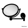 thumbnail image 5 of 8 Inch Wall Mounted Extending Make-Up Mirror with Smooth Accents - Antique Pewter / 3X, 5 of 5