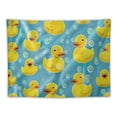 thumbnail image 5 of Orinice Rubber Ducks Bubbles Tapestry Wall Hanging Unique Style Graphic Tapestries Home Wall Decor Art for Living Room Bedroom Apartment Farmhouse Dorm 50x40inch, 5 of 6