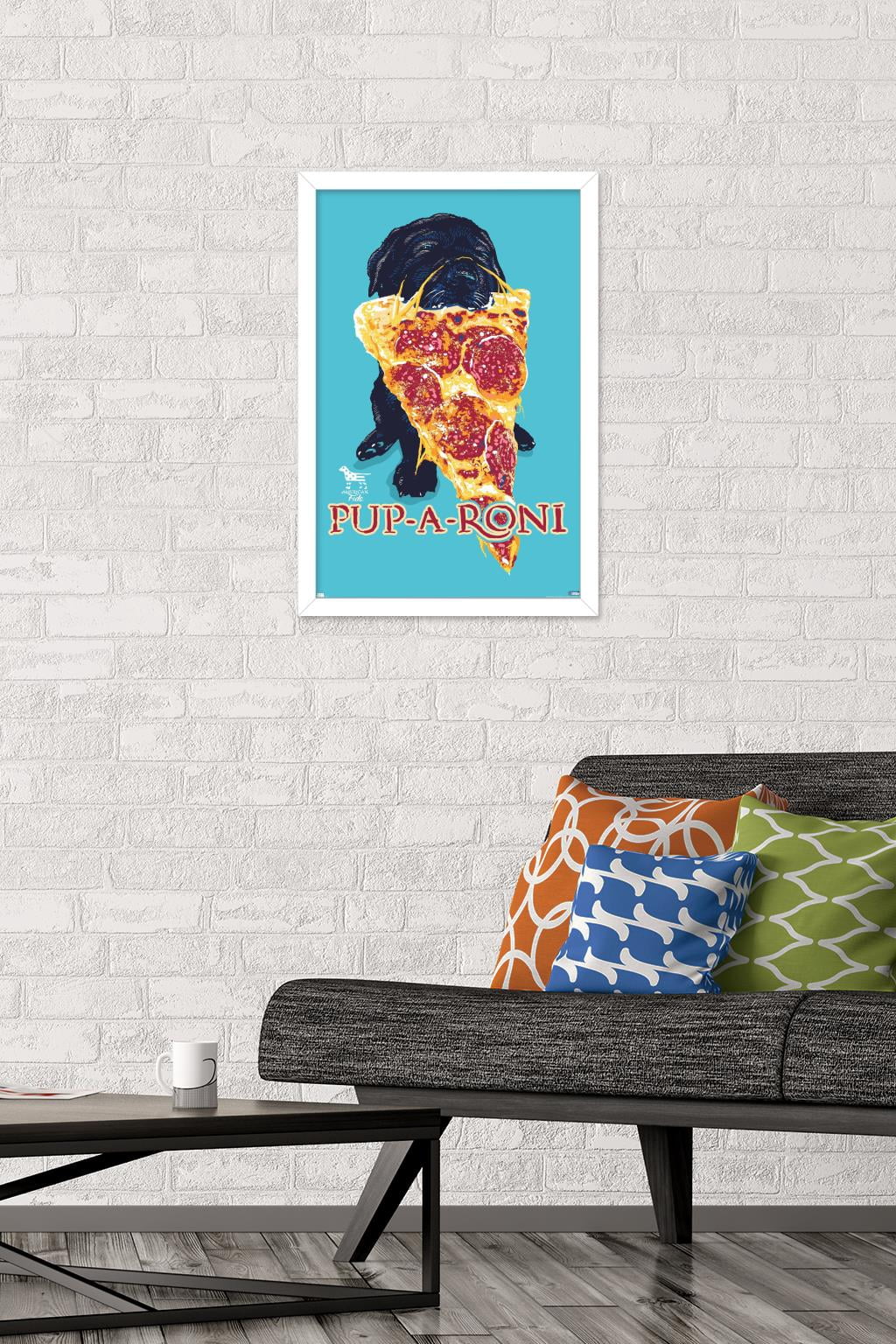 Jim Baldwin - Pup-a-roni Wall Poster, 14.725" x 22.375" Framed