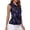 Black, variant on Active Tops Women Fashionable Casual Sleeveless Zip Front Athletic Top for Daily Wear and workouts Women’s T-Shirts# end start# s#Versatile daily wear designed for casual resort Purple XL