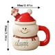 thumbnail image 3 of Taza de Cerámica Navideña con Dibujos de Muñeco de Nieve, 3 of 7