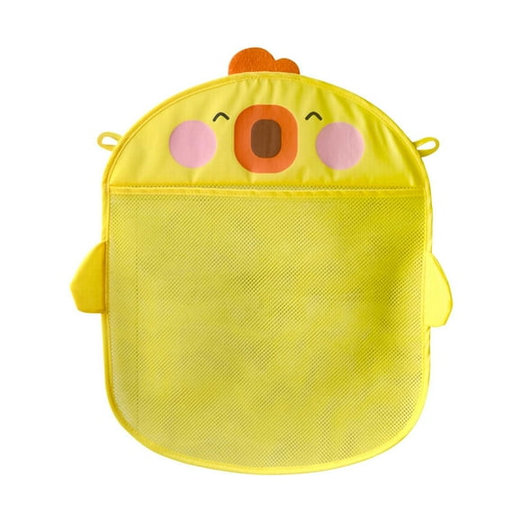 Xihbxyly Bolsa para Guardar Juguetes, Diseño de Malla con Ventosa, Transpirable para Un Secado Rápido, Compacta y Compacta, Multiusos para El Baño y La Organización Del Hogar, Tamaño 42 X 43 Cm.