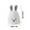 White, variant on BCZHQQ Microfiber Hair Towel Wrap for Kids Girls or Women,Cute Quick Drying Rabbit Hair Turban Bath Tool,Soft Absorbent Hair Dry Hat Lightweight Bouncy Hat Headscarf for Wet Hair