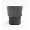 thumbnail image 4 of Modrest Vassar 19" Upholstered Modern Velvet Dining Chair in Gray, 4 of 4