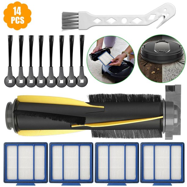 Robot Vacuum Cleaner Replacement Parts Kit for Shark IQ R101AE(RV1001AE