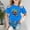 Blue, variant on Autism Awareness Day T-Shirt for Kids, Ribbed Blended Casual Comfortable Crewneck Short Sleeve Tee Girls Youth