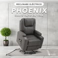 thumbnail image 3 of Sillón Reclinable Phoenix Elevador, Masajeador Y Calefacción Gris AVANTI Phoenix, 3 of 5