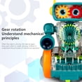 thumbnail image 4 of Fiudx Ofertas Flash Del Día Solo En Línea Robot De Engranaje Mecánico Transparente Eléctrico De Mano, Juguetes Robot Para Niños, Linterna Musical Luminosa Colorida Para Navidad, Día De Halloween, Niñ, 4 of 6