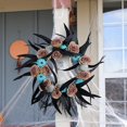 thumbnail image 1 of 47 47cm Halloween Citrouille Crne Guirlande Porte Suspendue Fte De Vacances Simulación Rotin Anneau Dcoration Accessoires Tenture Murale, 1 of 5