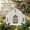 Church Shape, variant on hulanddfd Large Metal Bird Feeders for Outdoors Hanging with Weatherproof Roof, Wild Bird Feeder Pole Squirrel Proof, Garden Yard Deck Decor Christmas Mothers Day Gift(Church-Shaped)