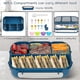 thumbnail image 4 of Lonchera Kis, Bento Box Ault Lunch Box, contenedores de almuerzo para Aults Kis Toler, lonchera Bento de 4 compartimentos de 1300 ml con palillos para pasteles, microondas/, 4 of 5