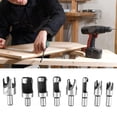 thumbnail image 3 of Cutting Tool Drill Bit Set, 8 Piece Wood Plug Cutter, Sturdy Premium For Electric Hand Drill Bench Drill, 3 of 8