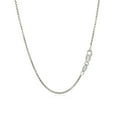 thumbnail image 3 of ARAIYA JEWELRY 14K White Gold 1.27 mm Round Box Chain 20'' for Women, 3 of 6