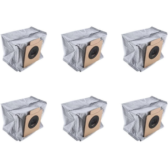 6PCS Dust Bags for X8 Pro Self-Empty Station Robot Vacuum Cleaning Replacement Spare Parts Trash Bag