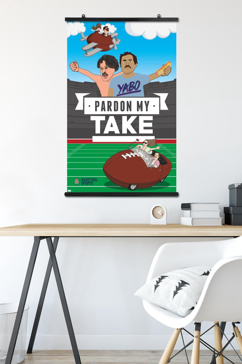Barstool Sports - Pardon My Take Wall Poster, 22.375" x 34"