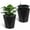 black, variant on EastVita 23" Tall Planters Set of 2,Planter Pots,High Front Porch Planter Pots with Drainage Holes＆Water Level Monitor＆Inner Bucket,Watering,Instill White