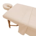 thumbnail image 1 of Guardurnaity Juego de colcha de poliéster premium para salón de belleza y spa. Incluye funda para camilla de pestañas. masajeadores color champán 185 cm—80 cm, 1 of 6