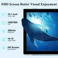 thumbnail image 2 of Tablet 10 inch, Newest Android 14 Tablet, 8GB+64GB+1TB Expand, Quad-Core, 2 of 6
