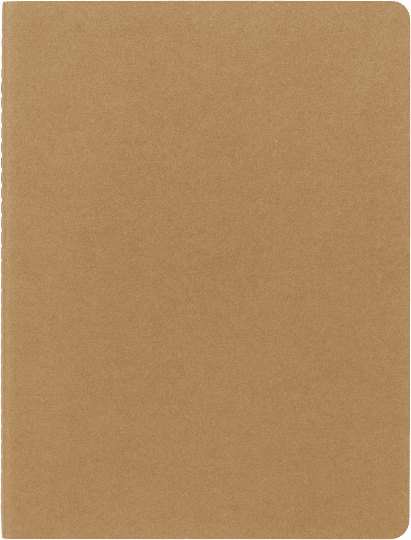 Moleskine Cahier Journals (Set of 3), XL (7.5" X 10"), Plain, Kraft Brown