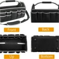 thumbnail image 6 of Large Capacity Sturdy Tool Bag Waterproof Multi Compartment Organizer Reinforced Base, 6 of 19