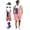 American Flag, variant on American Flag Overalls Men,Eagle USA Hat,4th of July Socks,Patriotic Sunglasses,4 Pcs for Memorial Labor Day(Red White and Blue,L)