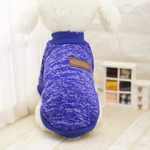 CHENjy Dog Sweater Warm Pet Clothes Winter Dog Pullover Cozy Knitwear Puppy Pajamas Small Dog Outfit for Cold Days