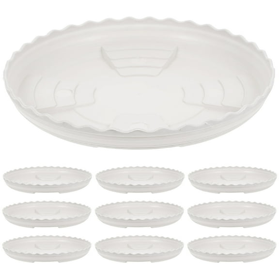 KAKOWELY 20Pcs Pot Drainage Tray For Indoor Use 14x14x0.6In Plastic