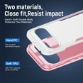 thumbnail image 5 of TECH CIRCE Shockproof Case for Google Pixel 10 /10 Pro (6.3", 2025 Release), Slim Fit, Lightweight, Drop Protection Protective Anti Scratch Hard Shell Case for Women Men, White + Pink, 5 of 7