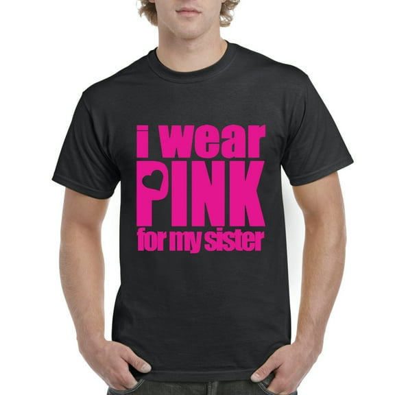 Artix - Men's T-Shirt Short Sleeve - I Wear Pink For My Sister
